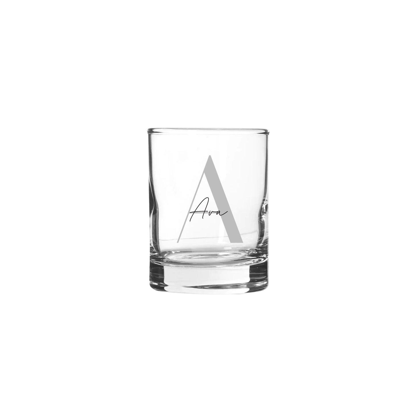 Personalised Name and Large Initial/Birthday Milestone Shot Glass | Personalised Name and Age Wine Shot Glass | 18th 21st 30th 40th 50th