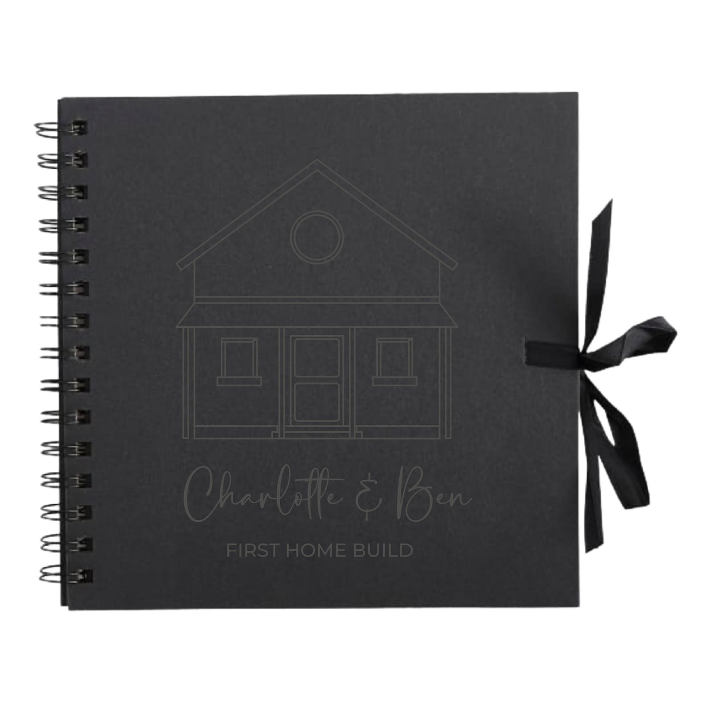 Personalised New Home Scrapbook | Custom House Renovation Journal | First Home Memory Keepsake Book | 20.3 x 20.3cm | 8 x 8 Inch