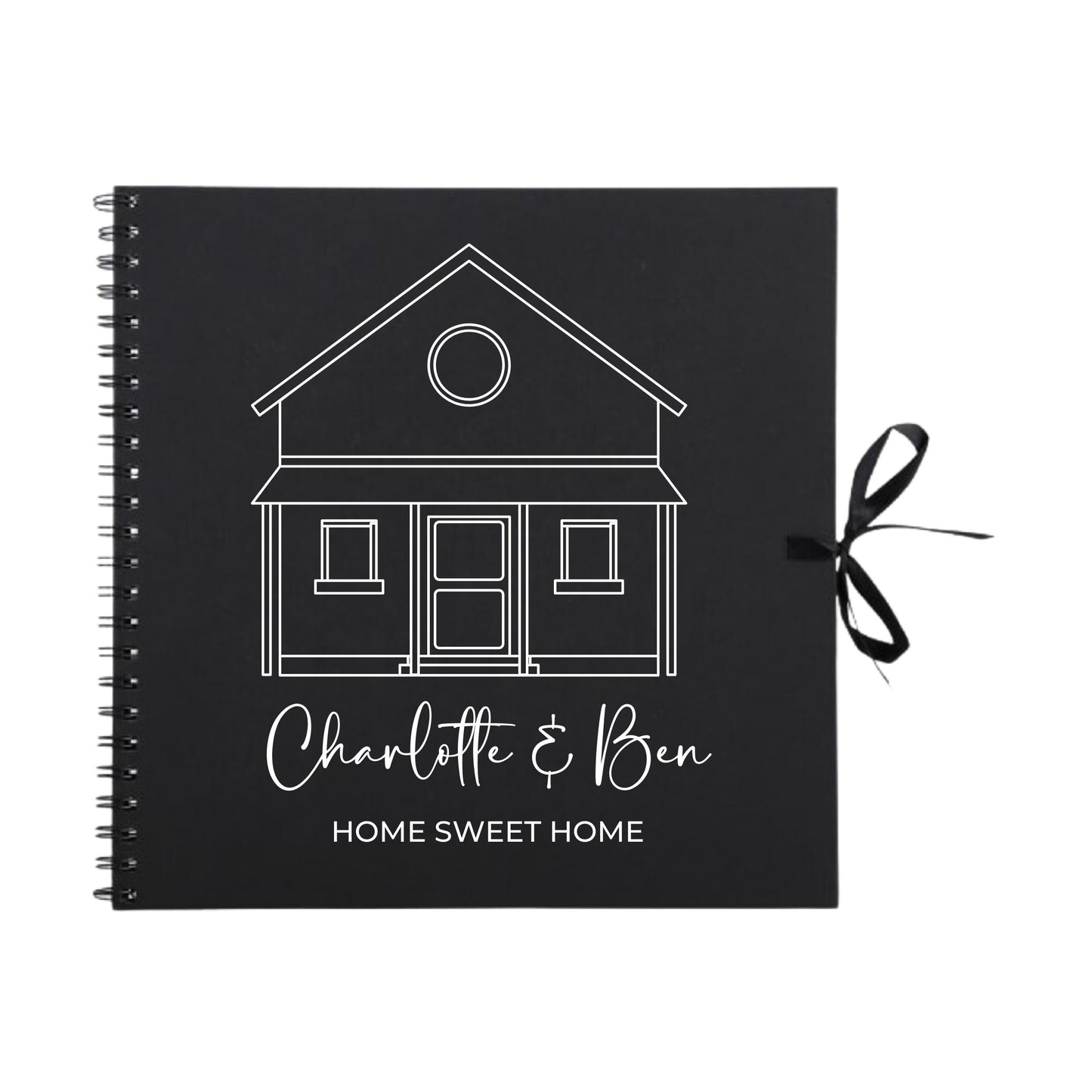 Personalised New Home Scrapbook | Custom House Renovation Journal | First Home Memory Keepsake Book | 30.5 x 30.5cm | 12 x 12 Inch