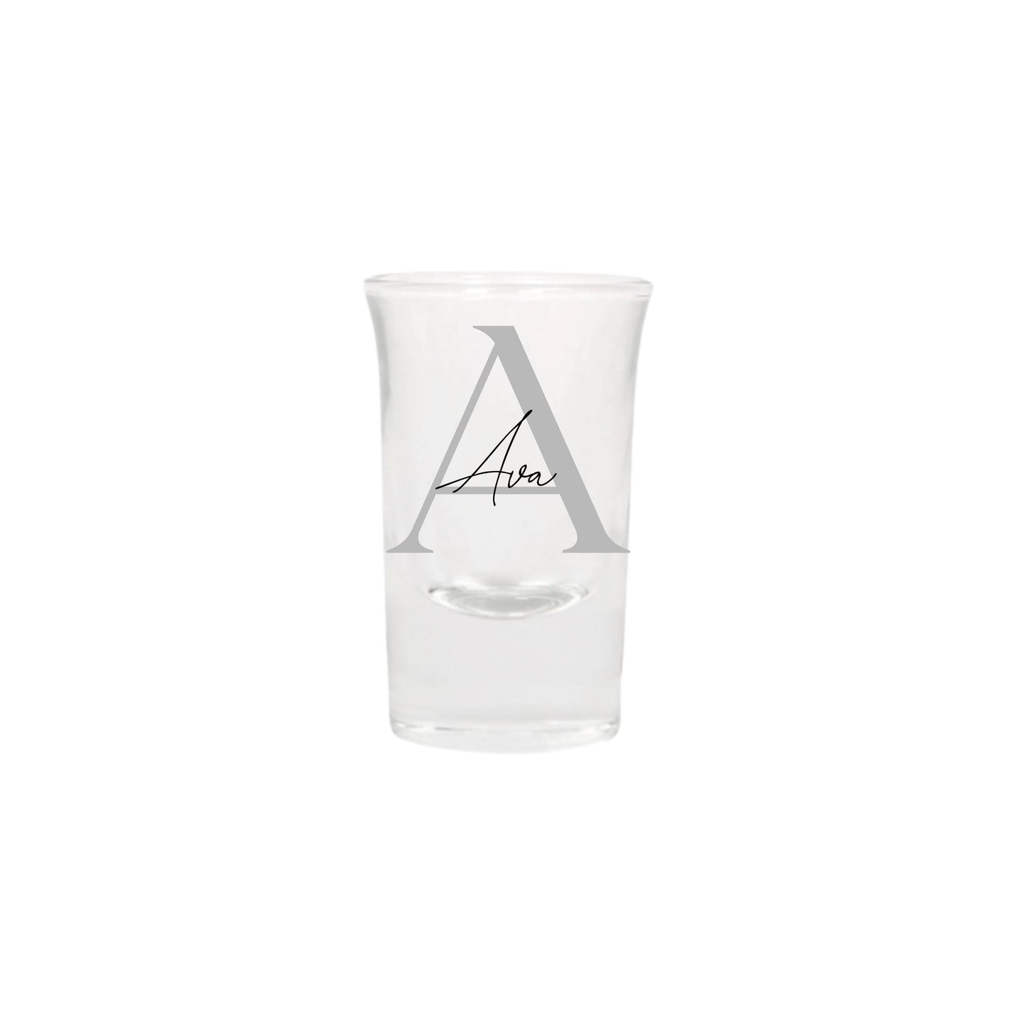 Personalised Name and Large Initial/Birthday Milestone Shot Glass | Personalised Name and Age Wine Shot Glass | 18th 21st 30th 40th 50th