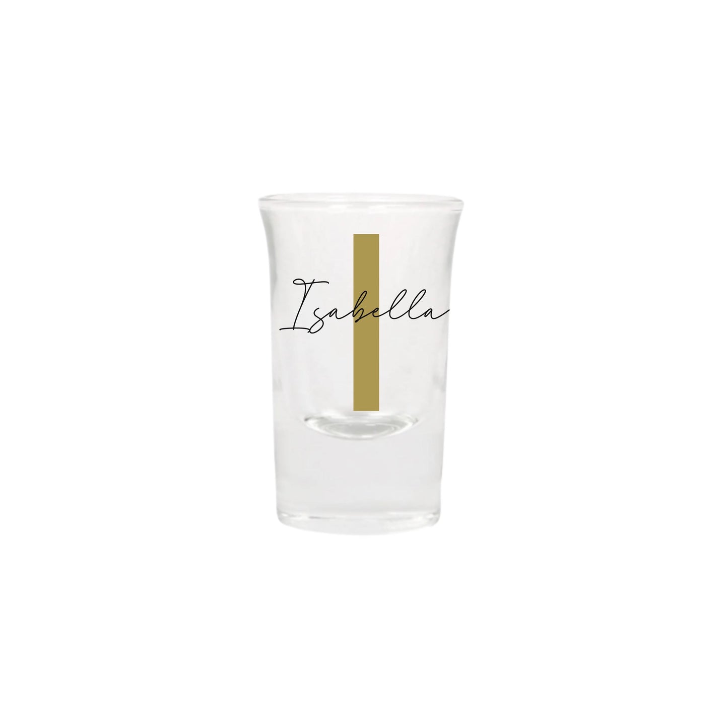 Personalised Name and Large Initial/Birthday Milestone Shot Glass | Personalised Name and Age Wine Shot Glass | 18th 21st 30th 40th 50th