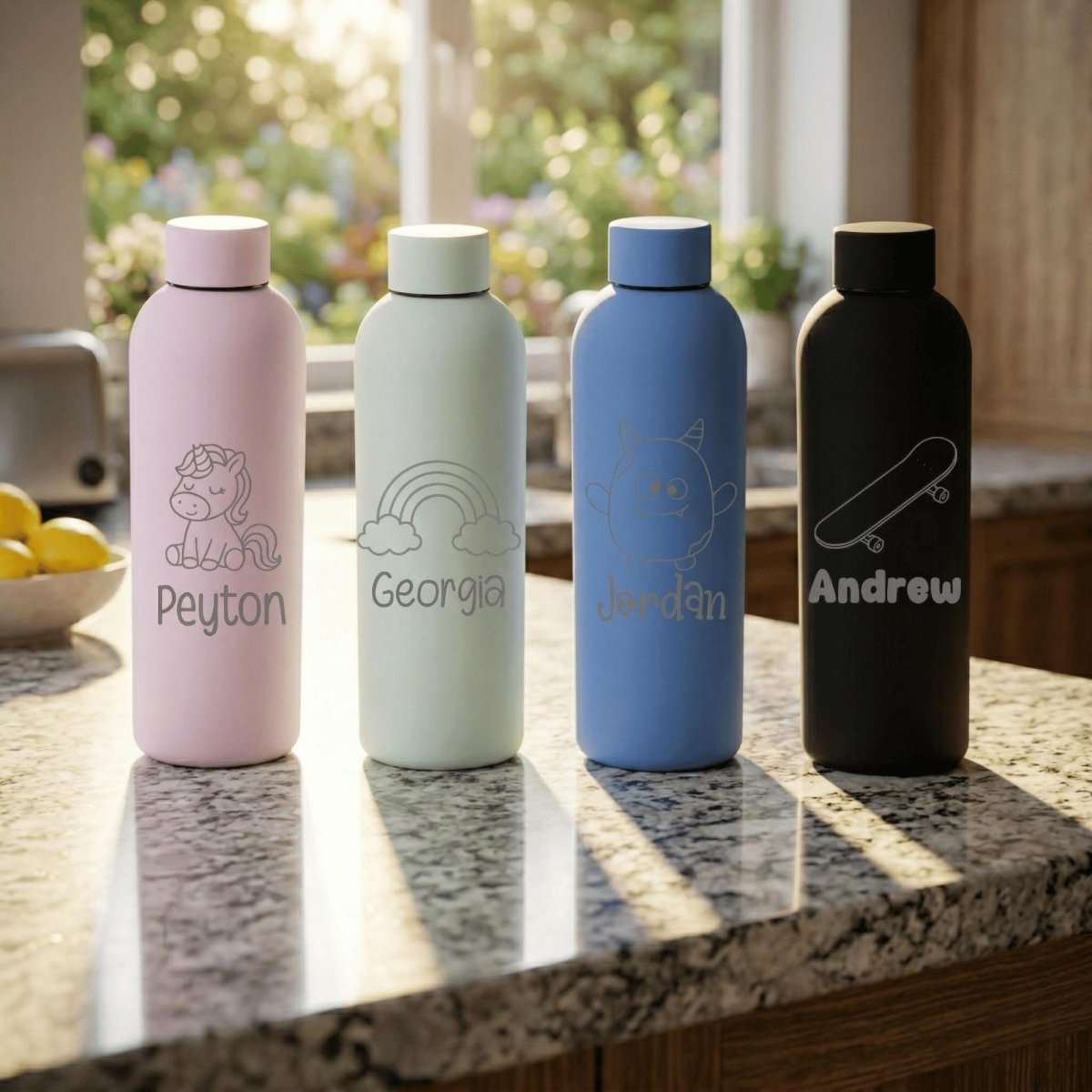 Personalised Kids Drink Bottles - Make It Personal Gift Co