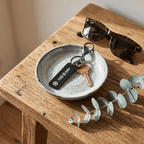 Personalised Play Button Music Keyring: Custom Scannable Song Keychain