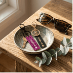 Personalised Music Heart Icon Code Keyring: Custom Scannable Keepsake