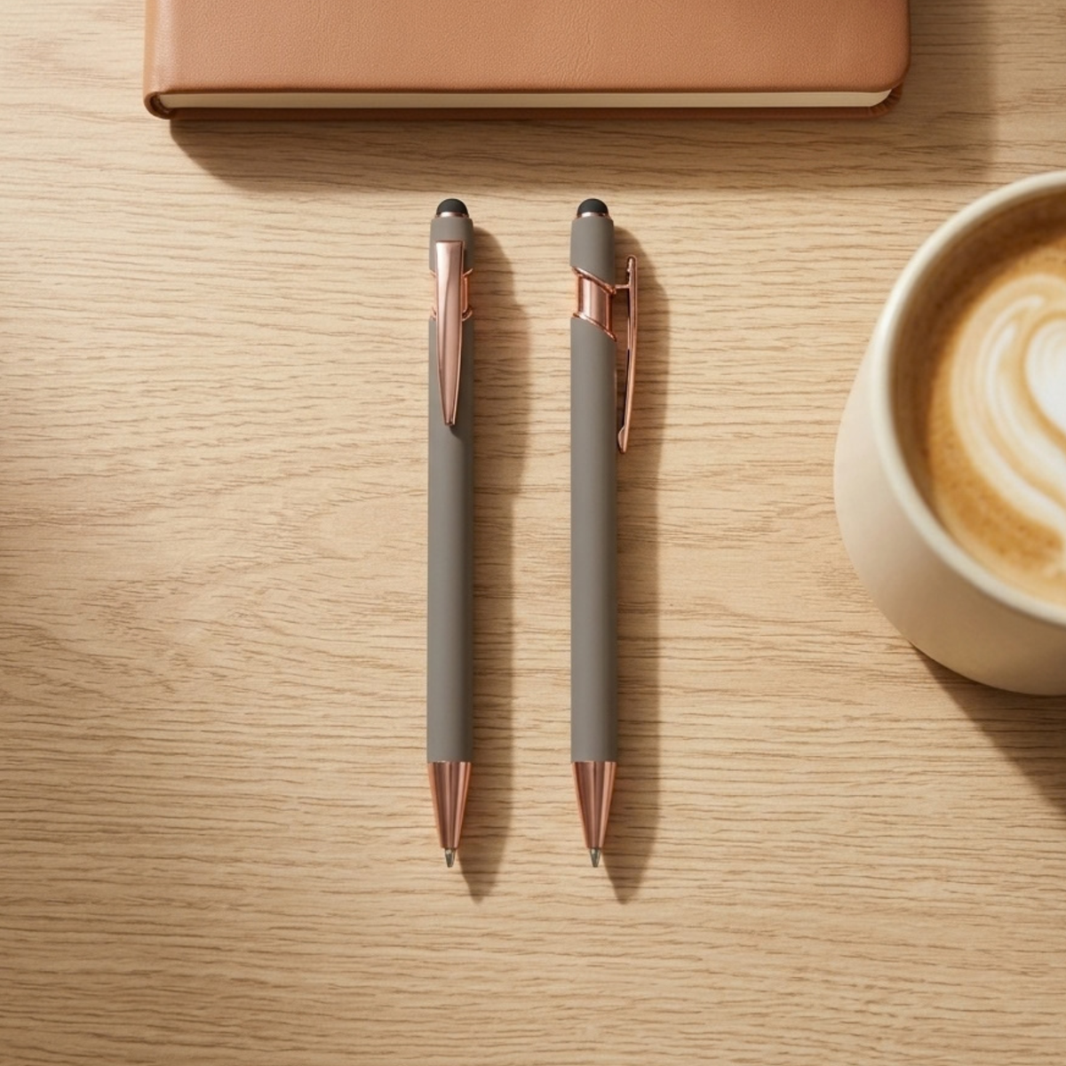 Personalised Laser Engraved Soft Touch Stylus Pen