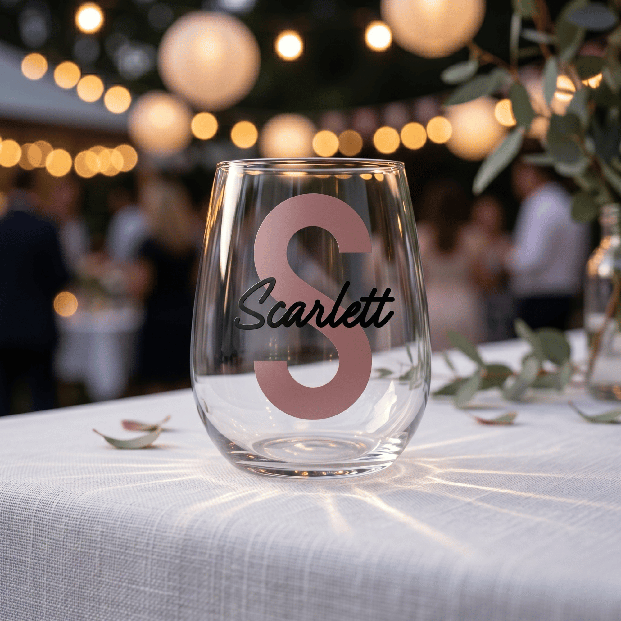 Bold Heritage Personalised Stemless Wine Glass 475ml