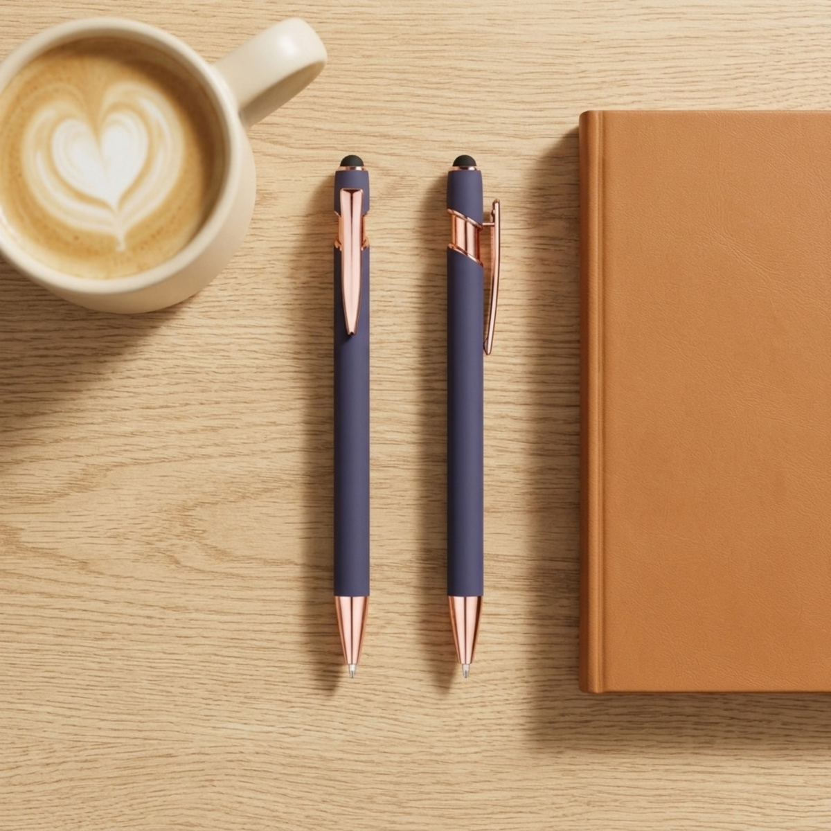 Personalised Laser Engraved Soft Touch Stylus Pen