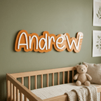 3D Double Layered Name Plaque
