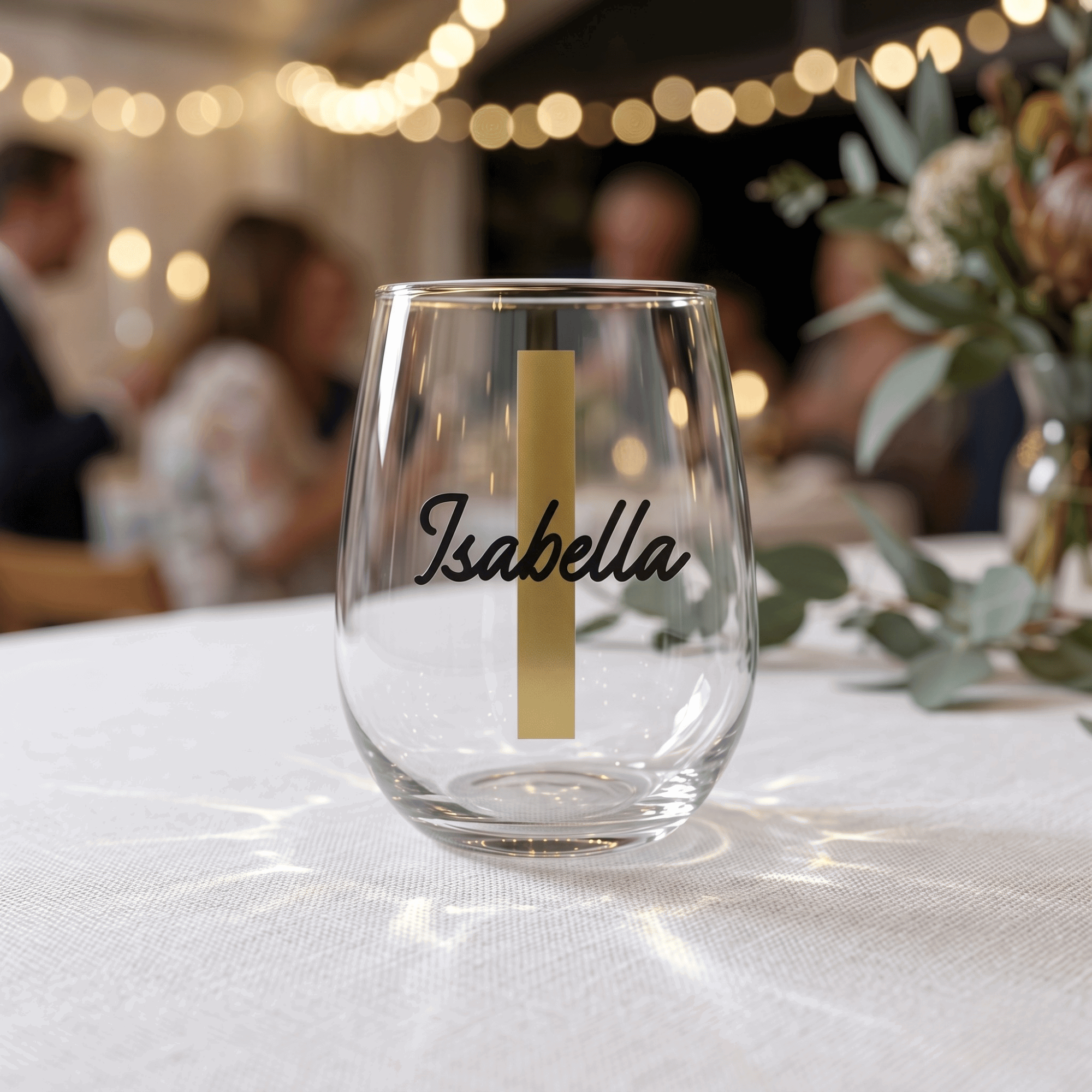 Bold Heritage Personalised Stemless Wine Glass 475ml