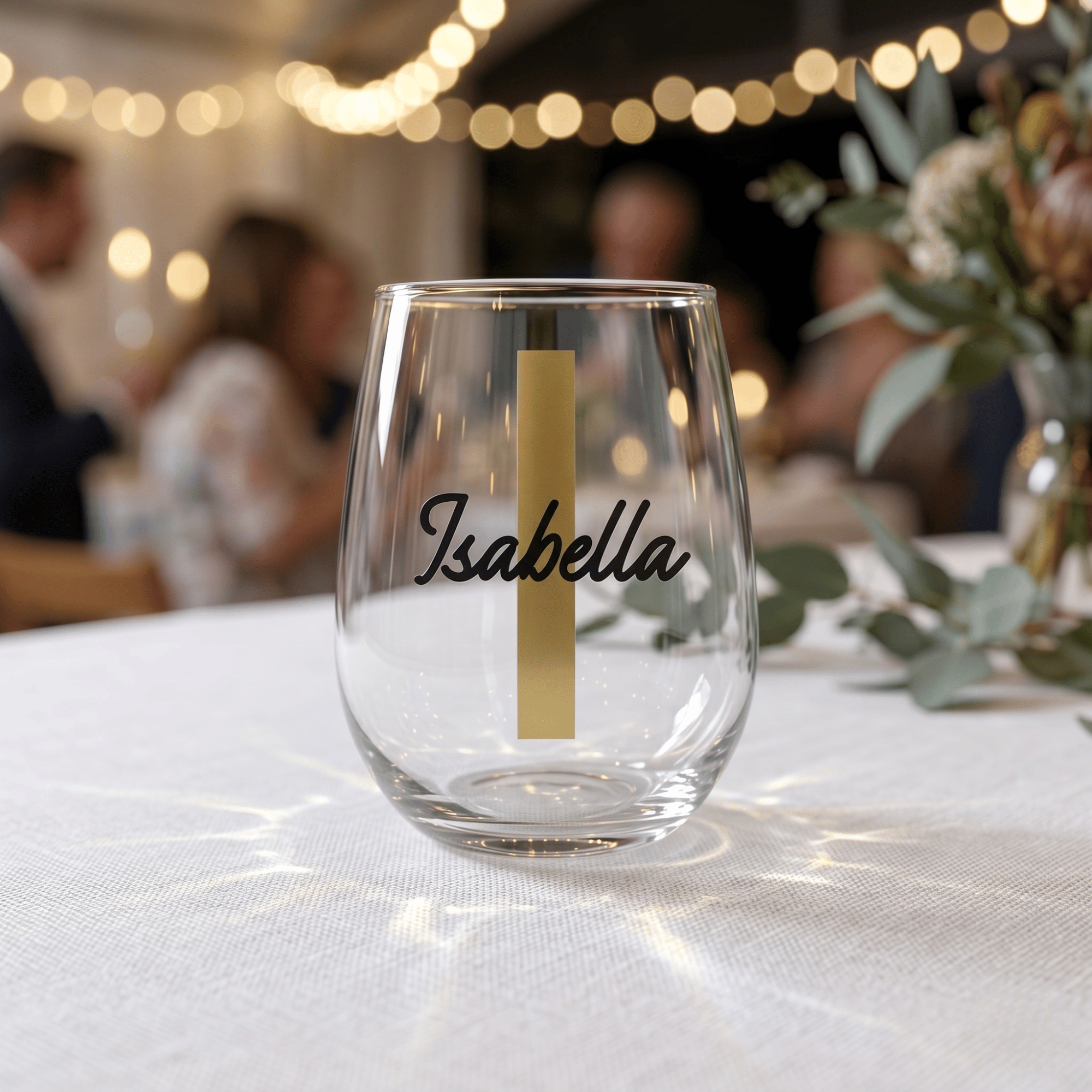 Bold Heritage Personalised Stemless Wine Glass 475ml