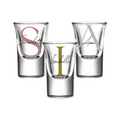 Set of personalised 25ml shot glasses with names Scarlett, Isabella, and Ava, custom birthday gifts for her or him, milestone personalised gift Australia