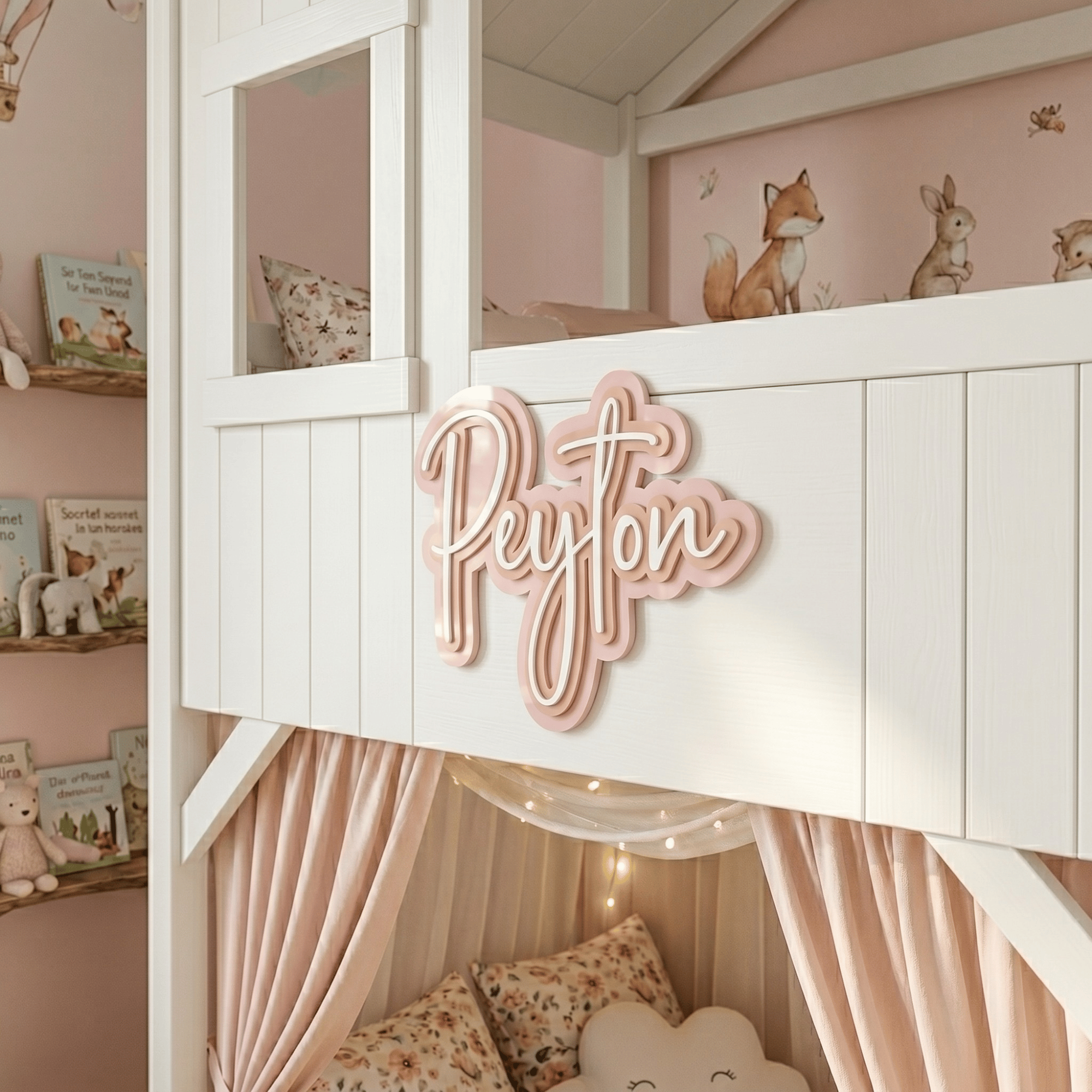 3D Triple Layered Name Plaque