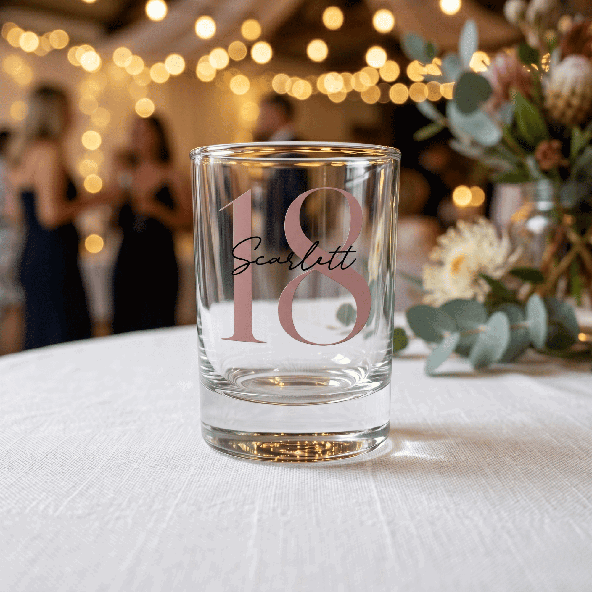 Bespoke Heirloom Personalised Vinyl 65ml Shot Glass - Make It Personal Gift Co