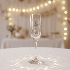 Bespoke Heirloom Personalised Vinyl Champagne Flute - Make It Personal Gift Co