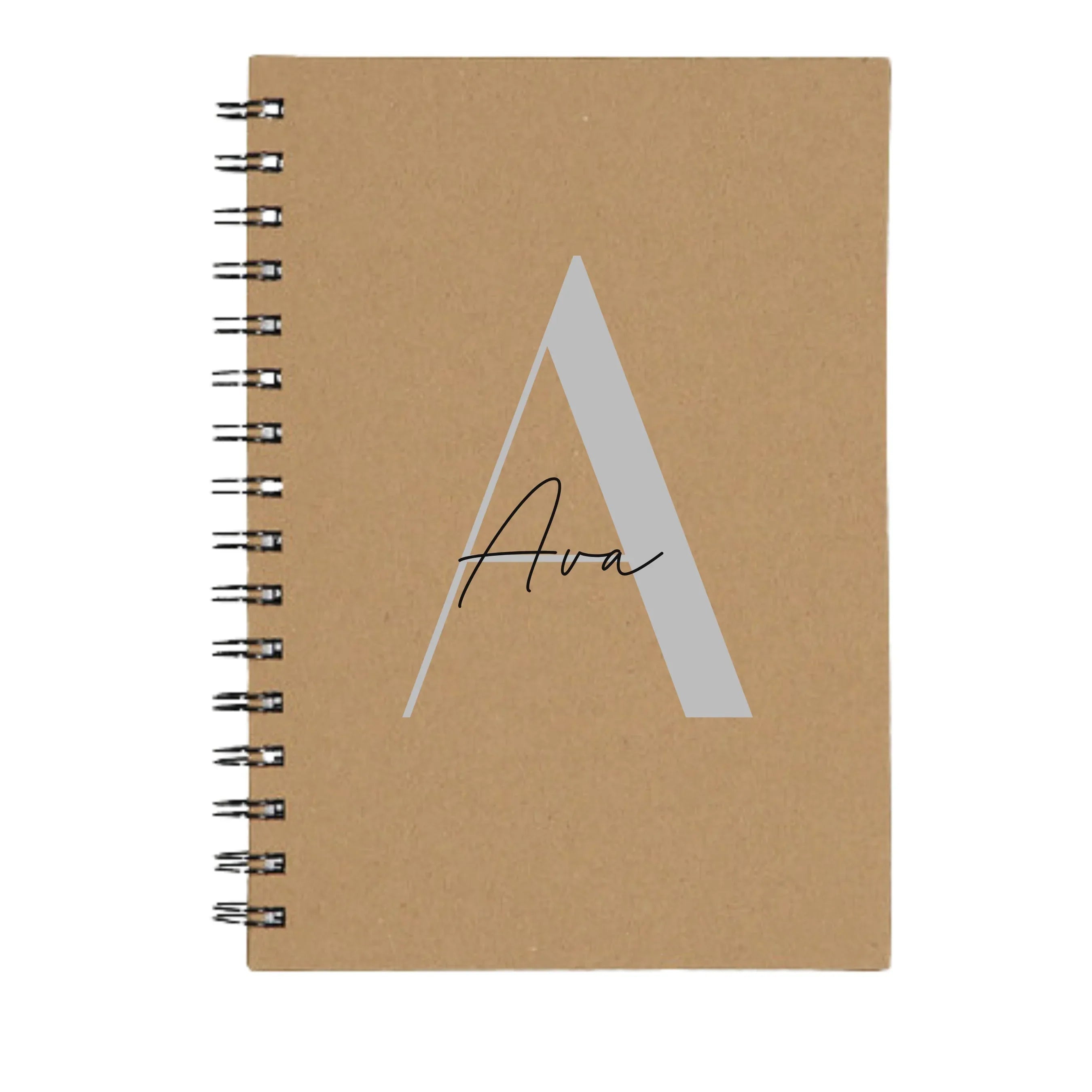 Bold Personalised A5 Spiral Notebook | 160 Page Premium 1000gsm Journal - Make It Personal Gift Co