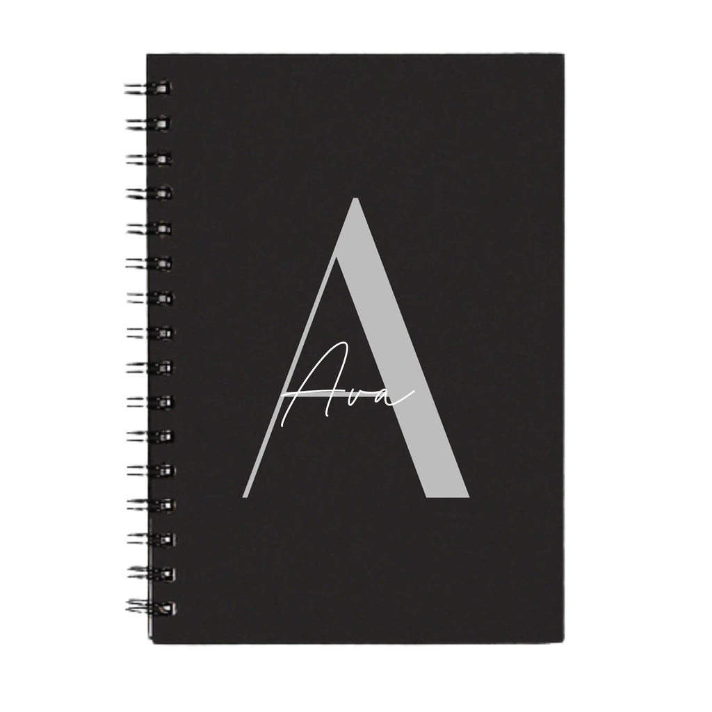 Bold Personalised A5 Spiral Notebook | 160 Page Premium 1000gsm Journal - Make It Personal Gift Co