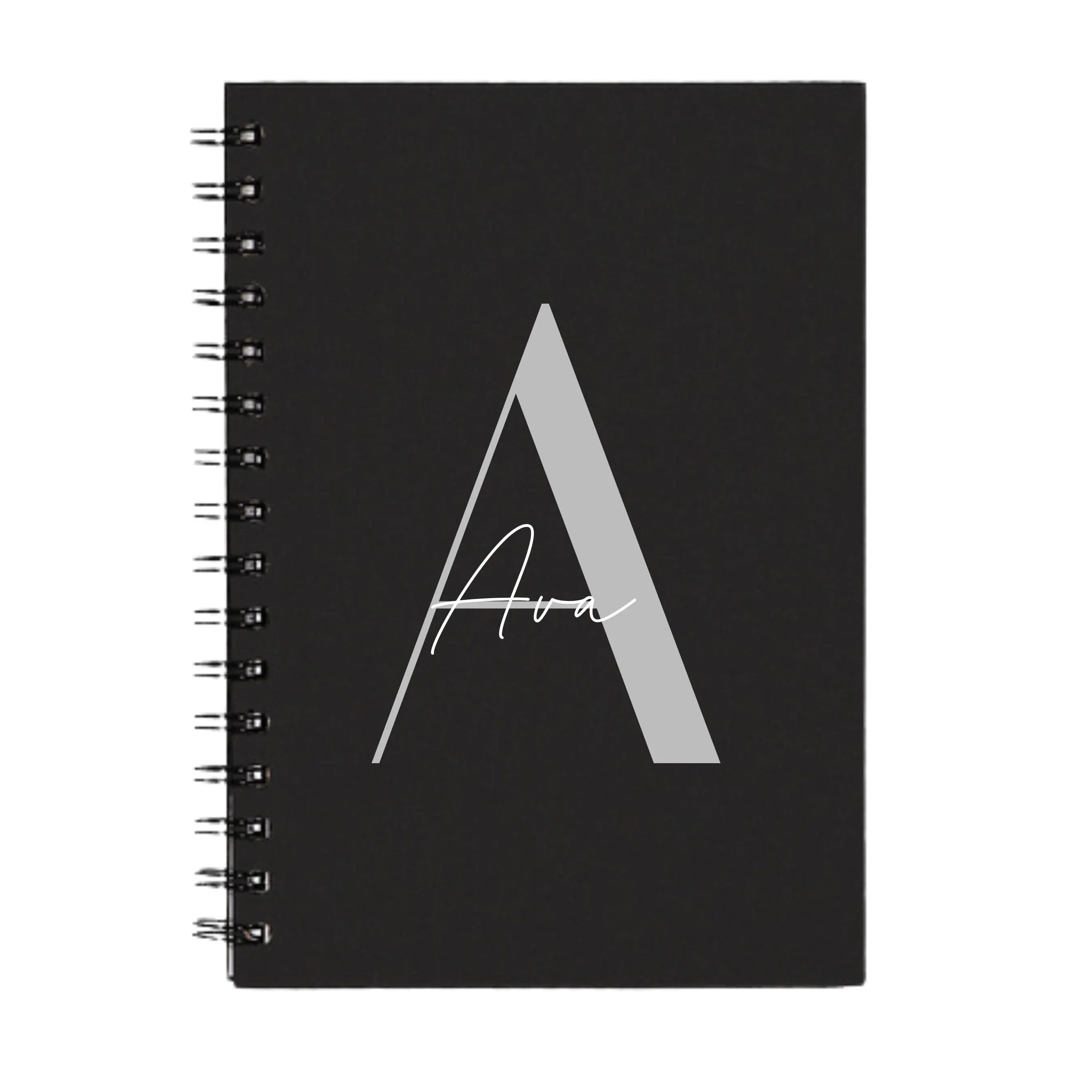 Bold Personalised A5 Spiral Notebook | 160 Page Premium 1000gsm Journal - Make It Personal Gift Co