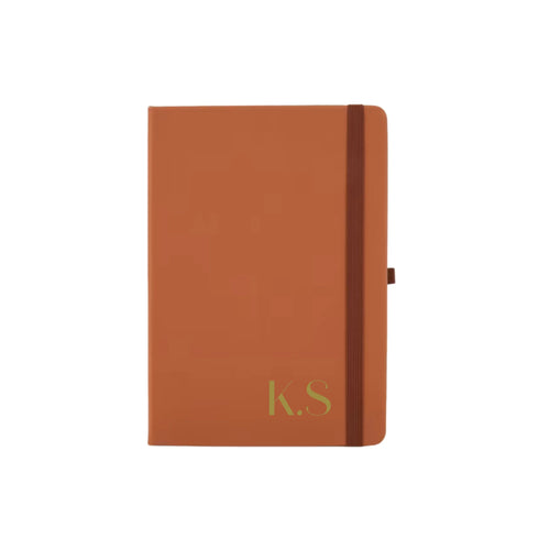 Bold Personalised A5 Vegan Leather Journal | 240 Page Premium Hardcover - Make It Personal Gift Co