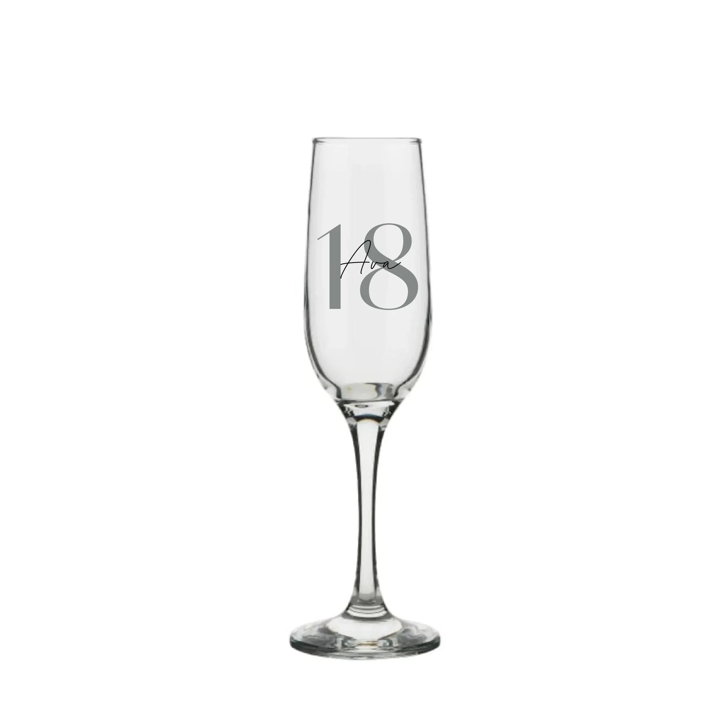 Bold Personalised Champagne Flute 215ml - Make It Personal Gift Co