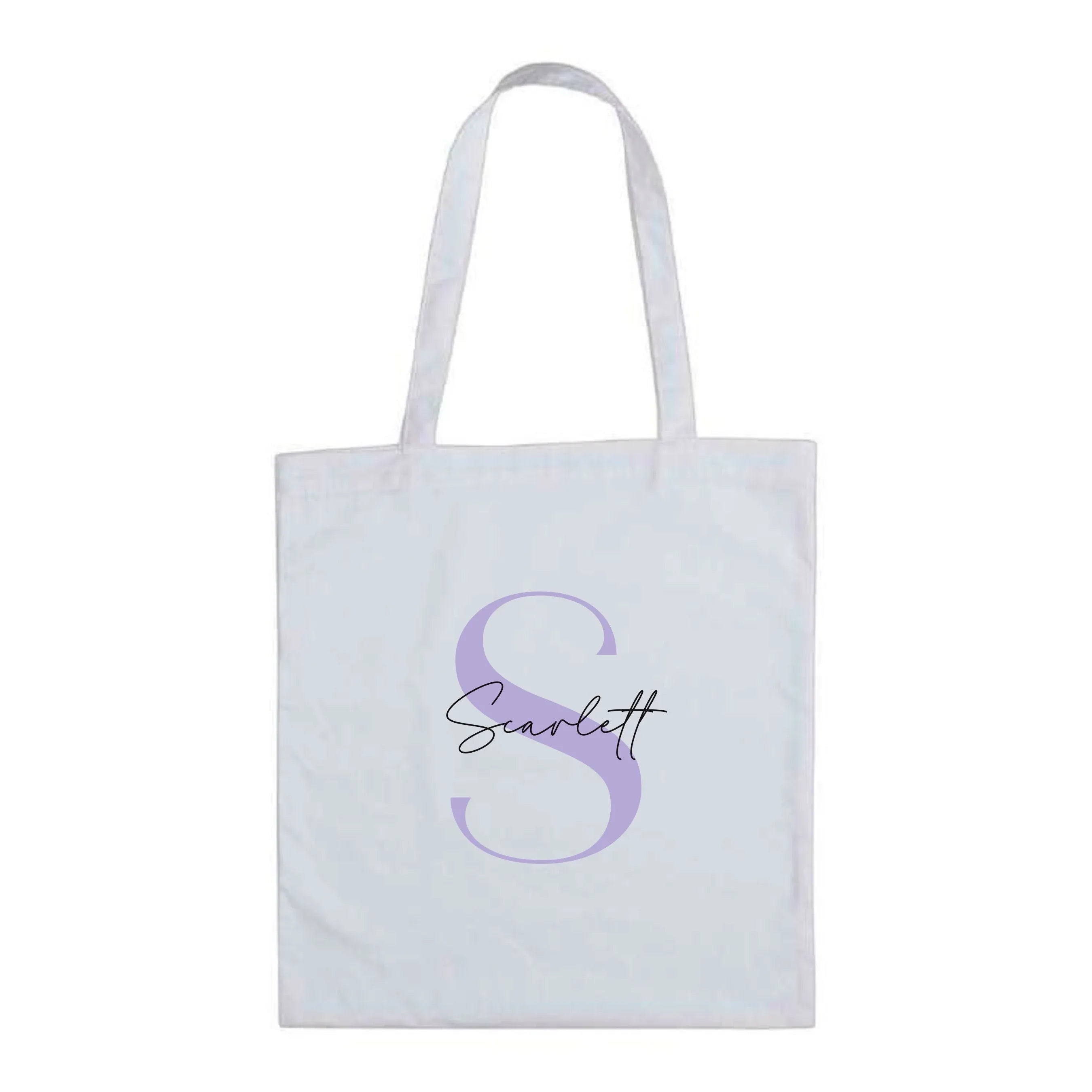Bold Style Personalised Initial Tote Bag | Modern Layered Design - Make It Personal Gift Co