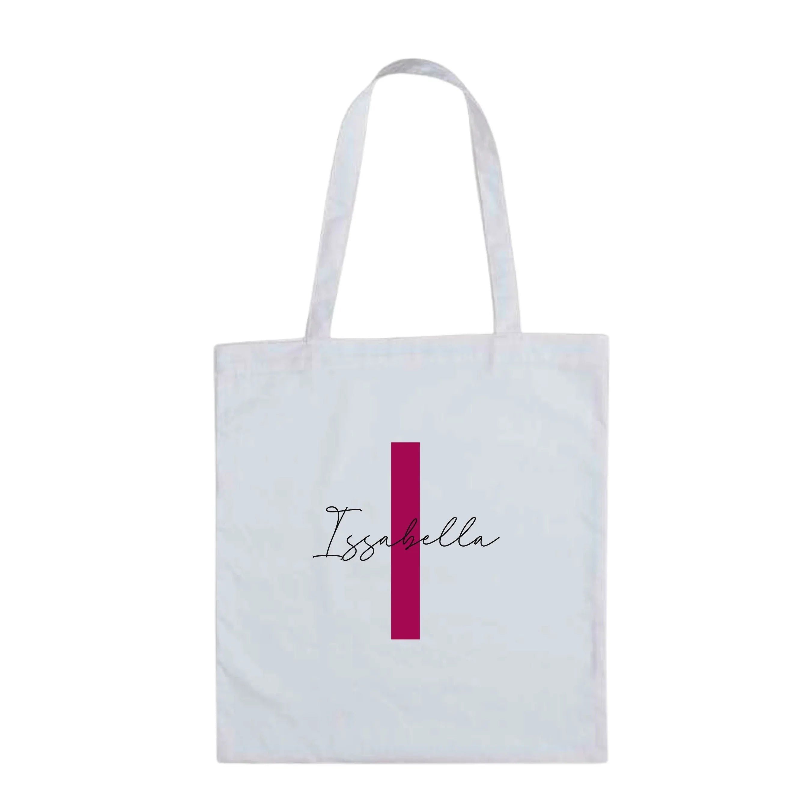 Bold Style Personalised Initial Tote Bag | Modern Layered Design - Make It Personal Gift Co