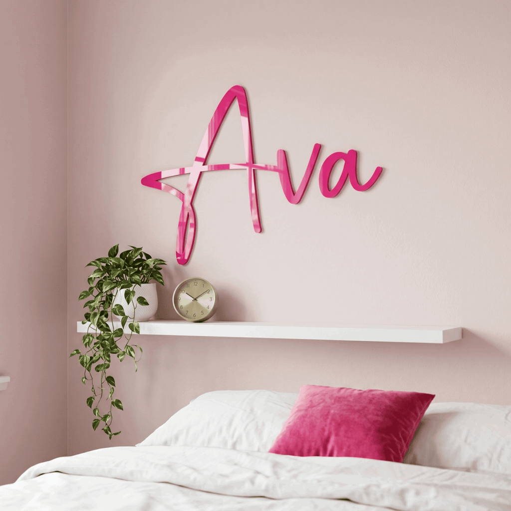 Custom Wooden & Acrylic Name Plaque - Make It Personal Gift Co