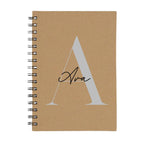 Editorial Personalised A5 Spiral Notebook | 160 Page 1000gsm Premium Journal - Make It Personal Gift Co