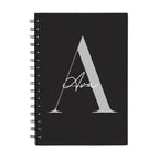 Editorial Personalised A5 Spiral Notebook | 160 Page 1000gsm Premium Journal - Make It Personal Gift Co