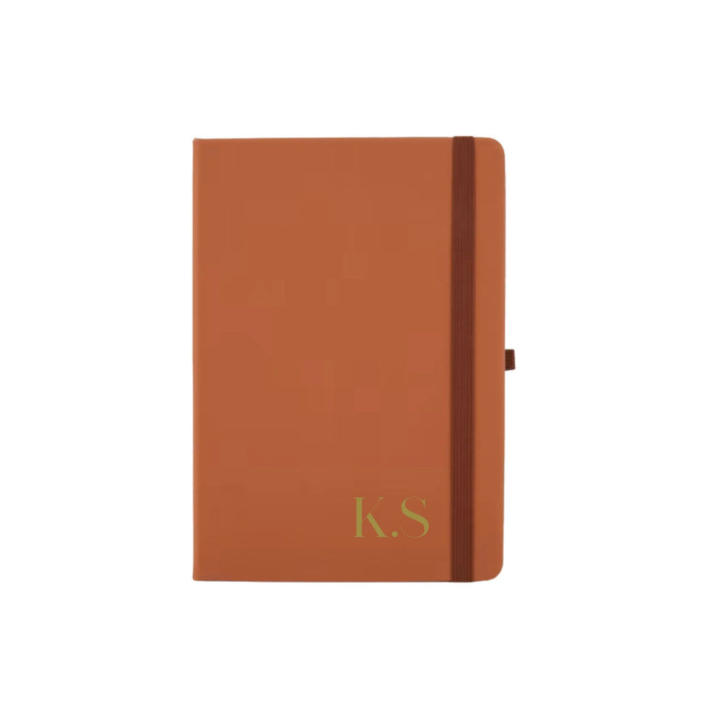 Editorial Personalised A5 Vegan Leather Journal | 240 Page Premium Hardcover - Make It Personal Gift Co