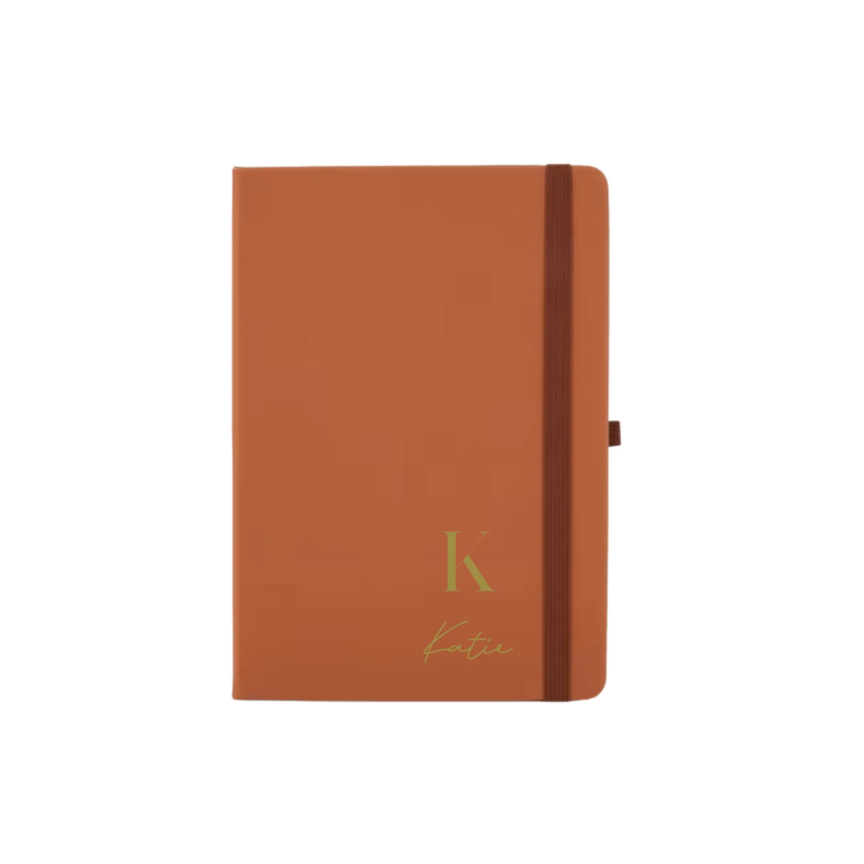 Editorial Personalised A5 Vegan Leather Journal | 240 Page Premium Hardcover - Make It Personal Gift Co