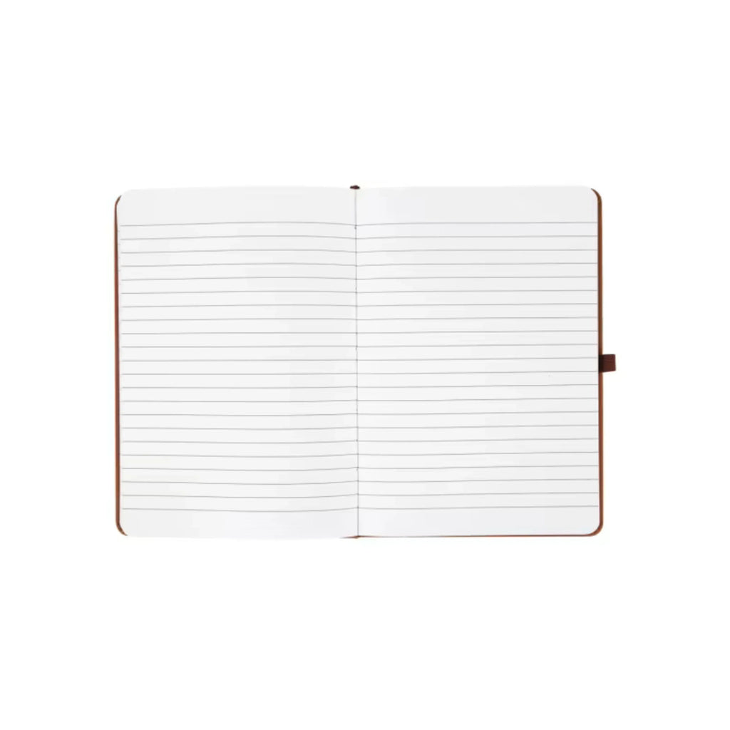 Editorial Personalised A5 Vegan Leather Journal | 240 Page Premium Hardcover - Make It Personal Gift Co
