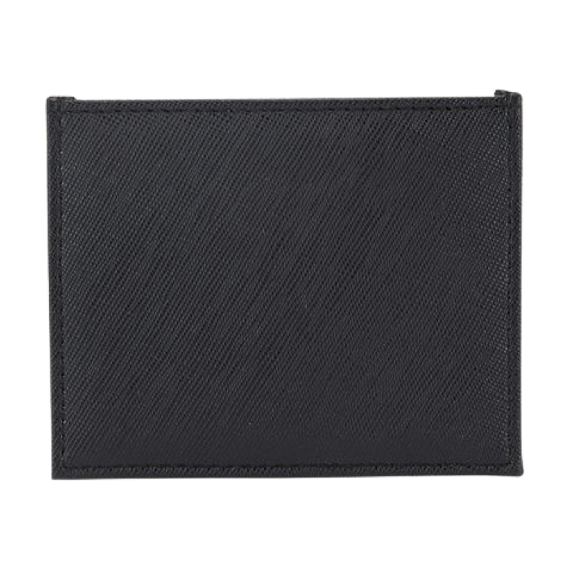 Personalised Name or Initials Black Vegan Leather Card Wallet | Custom Card Wallet | Bridesmaid Gift | Gift for Him | Gift for Her