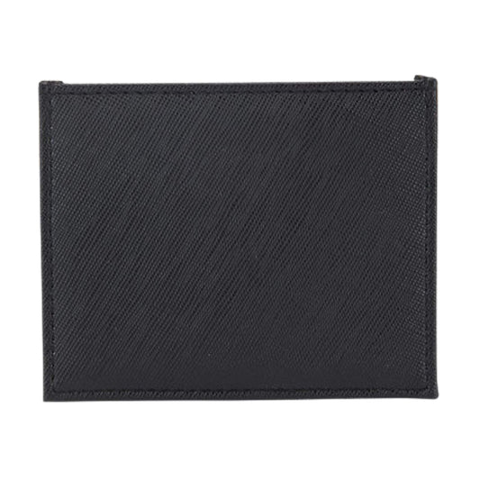 Personalised Name or Initials Black Vegan Leather Card Wallet | Custom Card Wallet | Bridesmaid Gift | Gift for Him | Gift for Her