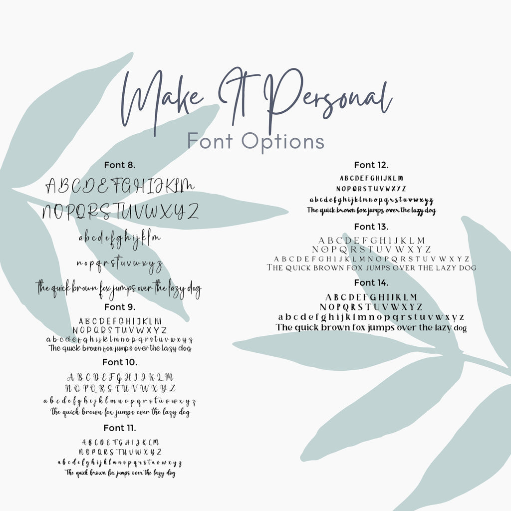 Font Infographic 