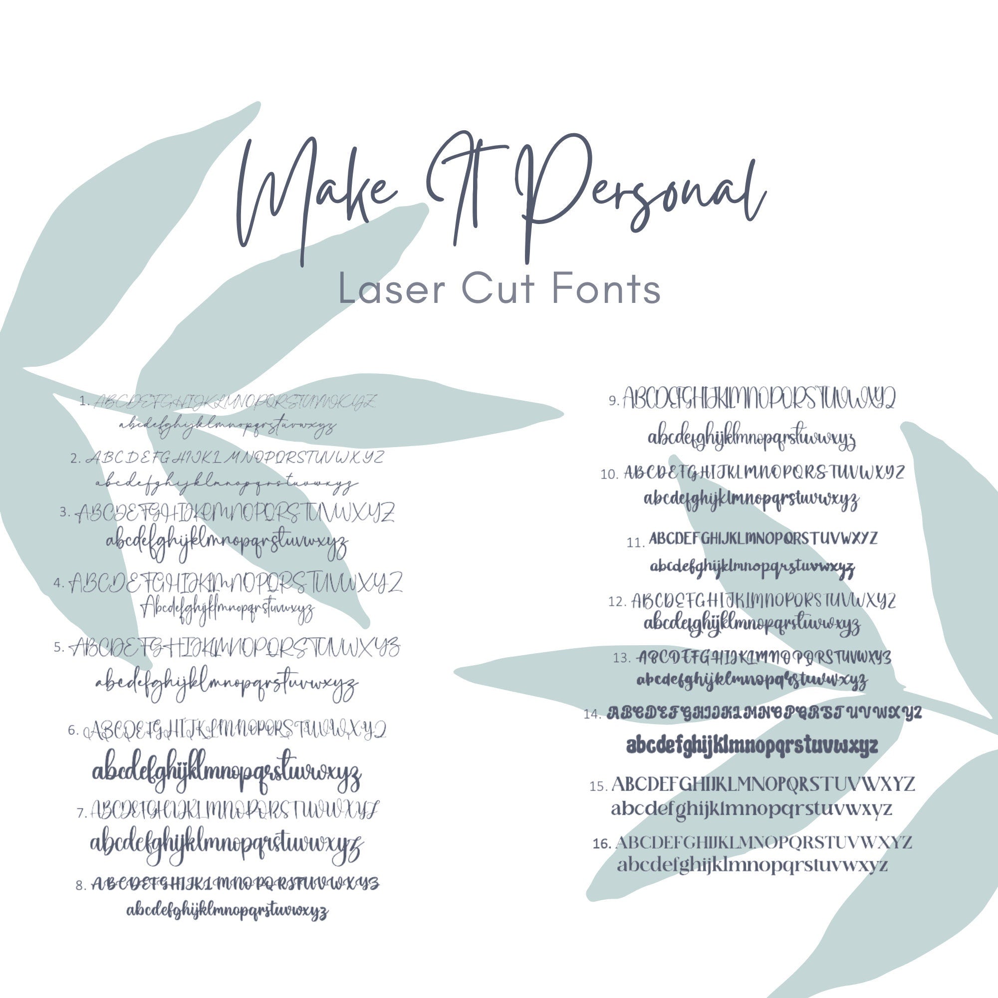 Font Infographic 