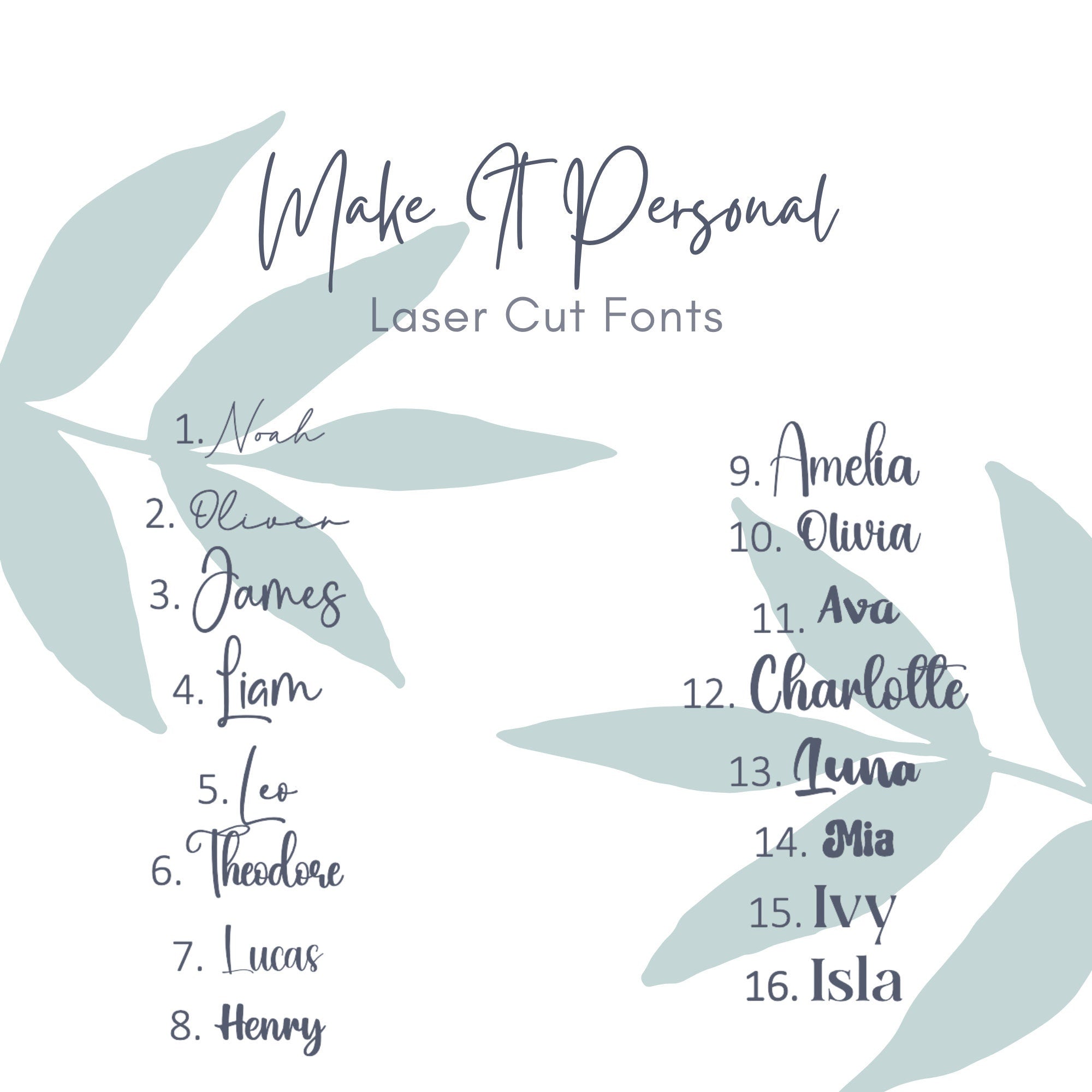 Font Infographic 