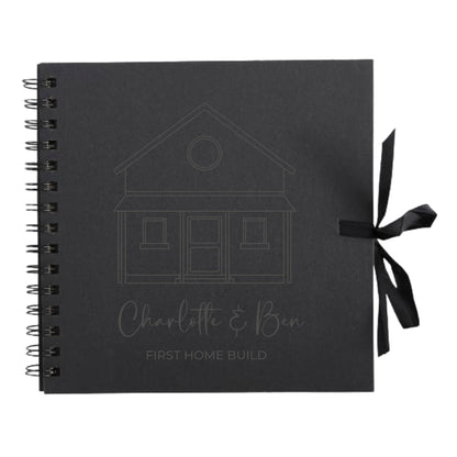 Personalised New Home Scrapbook | Custom House Renovation Journal | First Home Memory Keepsake Book | 20.3 x 20.3cm | 8 x 8 Inch