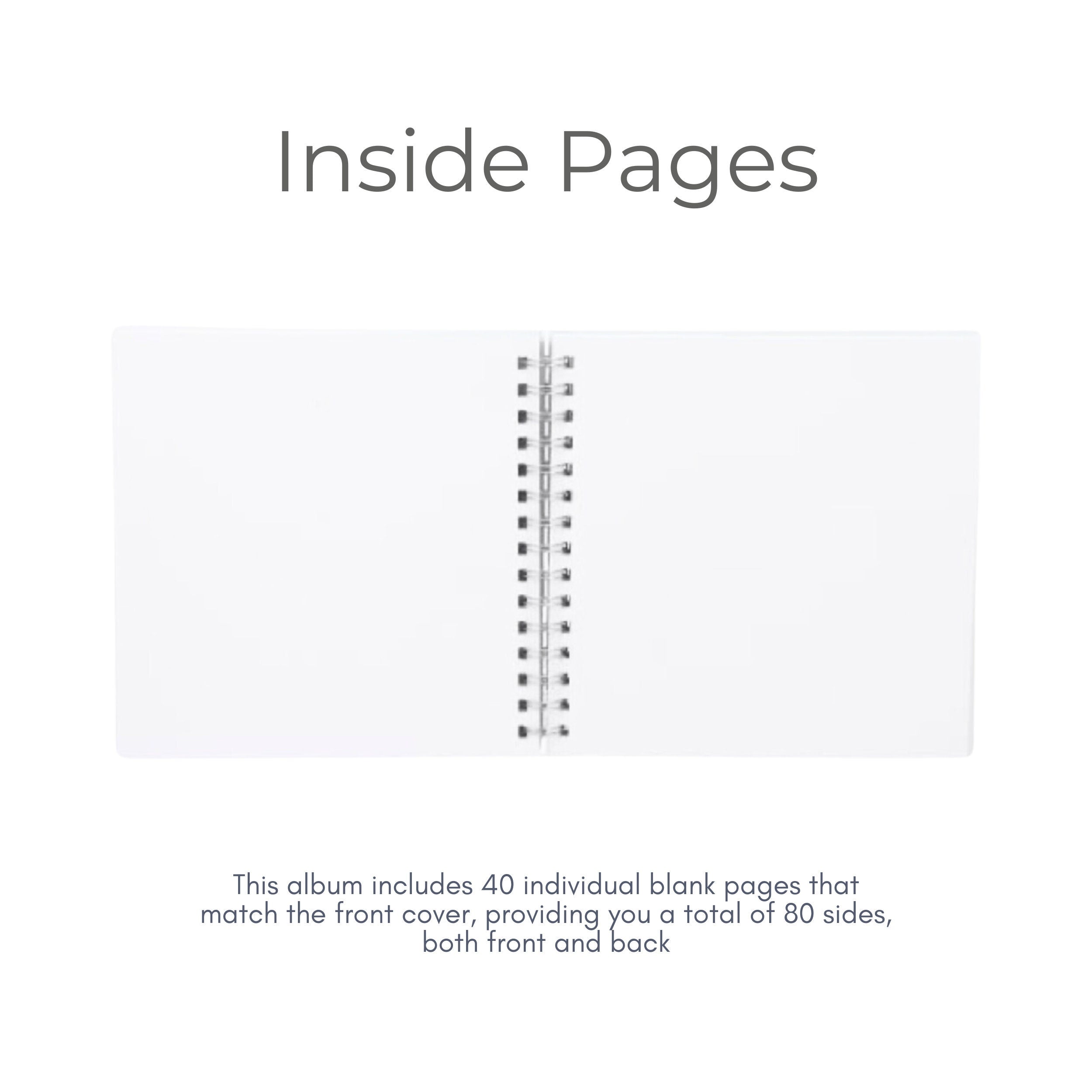 Personalised Memorial Guestbook | In Loving Memory Butterfly Scrapbook | Funeral Tribute Keepsake Album | 30.5 x 30.5cm | 12 x 12 Inch