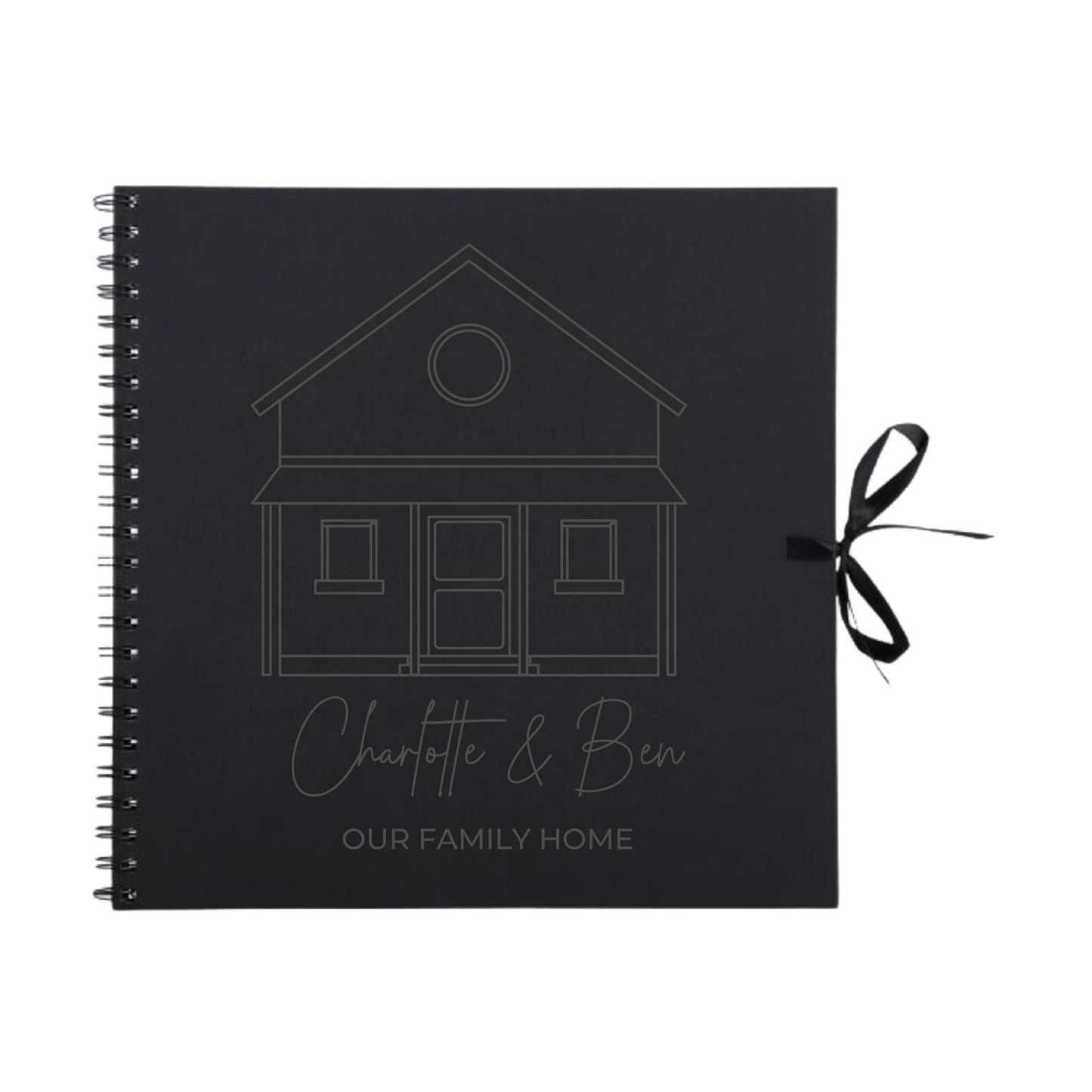 Personalised New Home Scrapbook | Custom House Renovation Journal | First Home Memory Keepsake Book | 30.5 x 30.5cm | 12 x 12 Inch