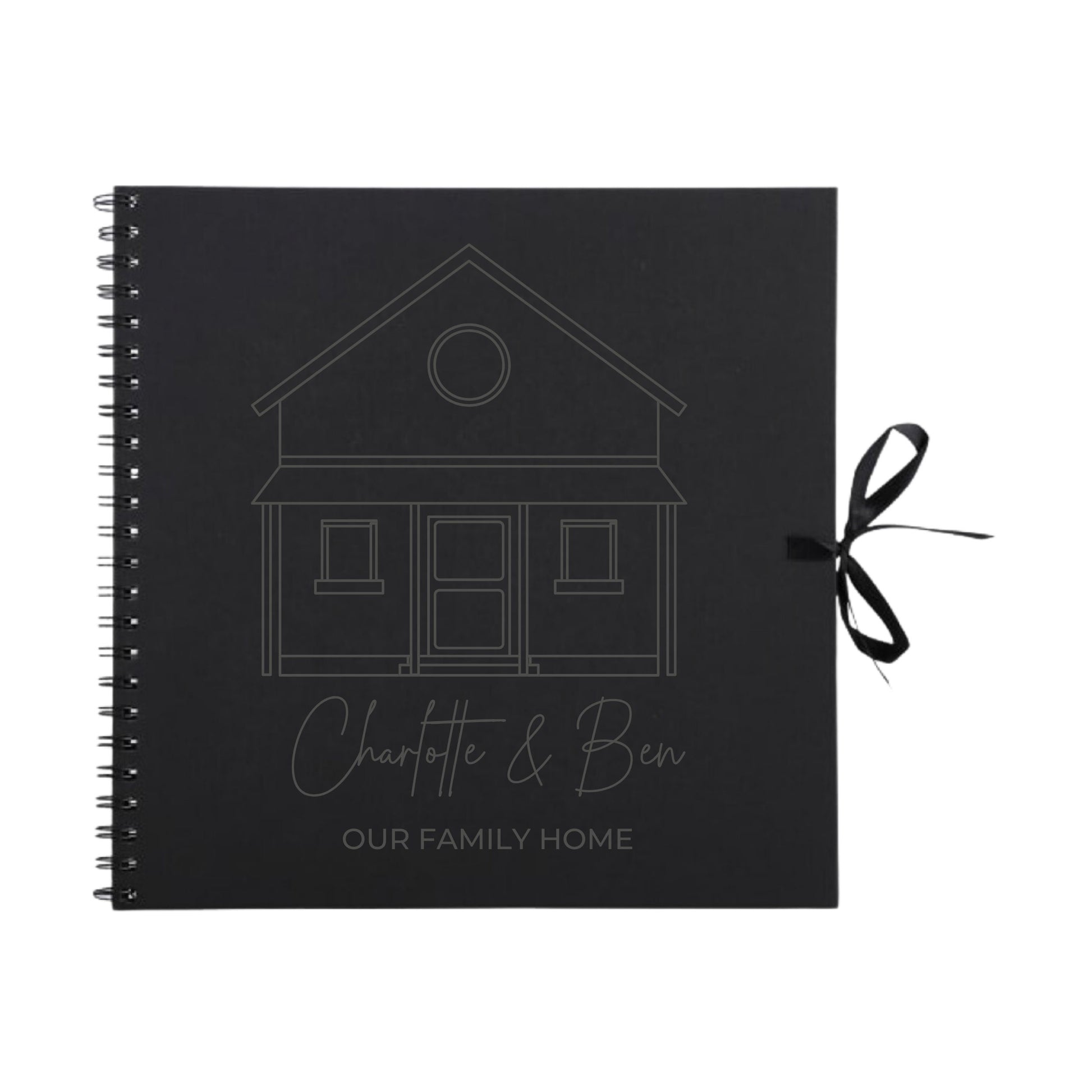 Personalised New Home Scrapbook | Custom House Renovation Journal | First Home Memory Keepsake Book | 30.5 x 30.5cm | 12 x 12 Inch