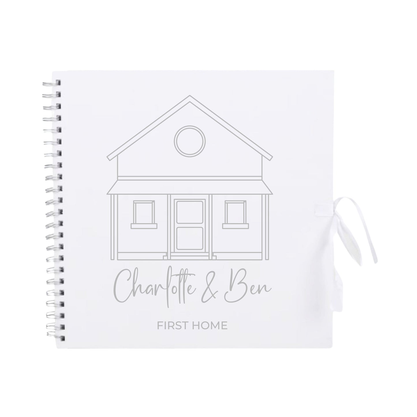 Personalised New Home Scrapbook | Custom House Renovation Journal | First Home Memory Keepsake Book | 30.5 x 30.5cm | 12 x 12 Inch