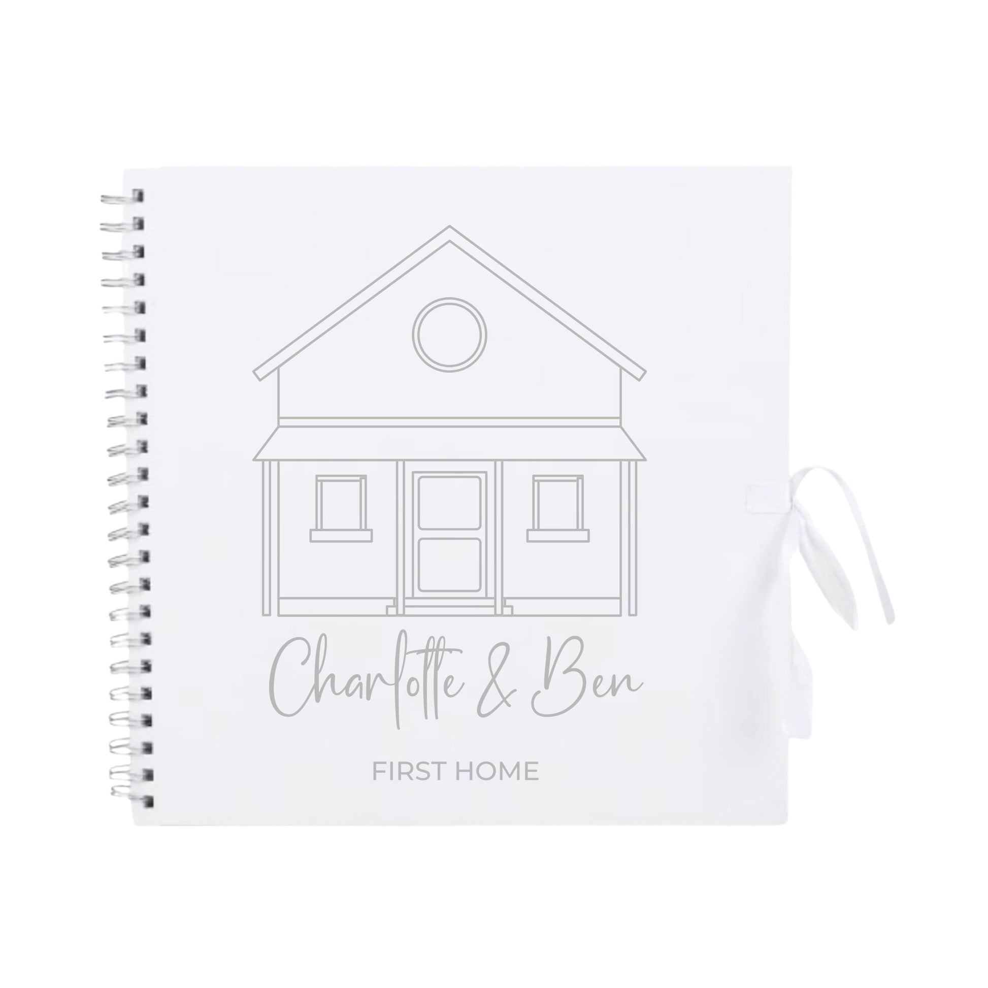 Personalised New Home Scrapbook | Custom House Renovation Journal | First Home Memory Keepsake Book | 30.5 x 30.5cm | 12 x 12 Inch