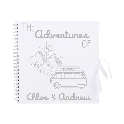 Personalised Travel Scrapbook | Custom Campervan Adventure Photo Album | Couples Memory Book Gift | 30.5 x 30.5cm | 12 x 12 Inch|
