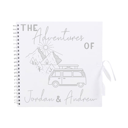 Personalised Travel Scrapbook | Custom Campervan Adventure Photo Album | Couples Memory Book Gift | 30.5 x 30.5cm | 12 x 12 Inch|
