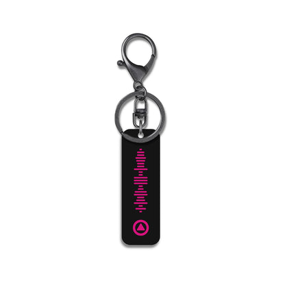 Personalised Black Music QR Code Keyring | Custom Acrylic Scannable QR Code Playlist Keychain | Scan Favourite Song or playlist
