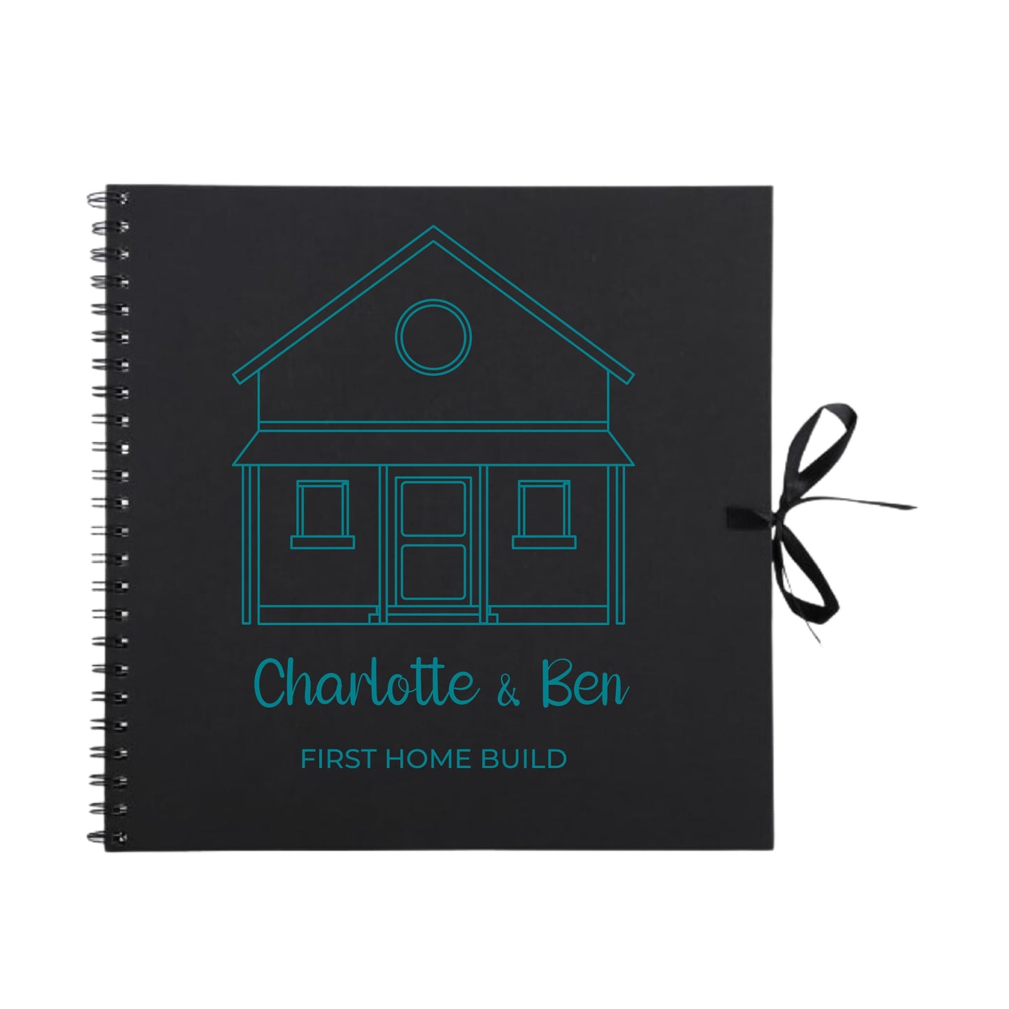 Personalised New Home Scrapbook | Custom House Renovation Journal | First Home Memory Keepsake Book | 30.5 x 30.5cm | 12 x 12 Inch