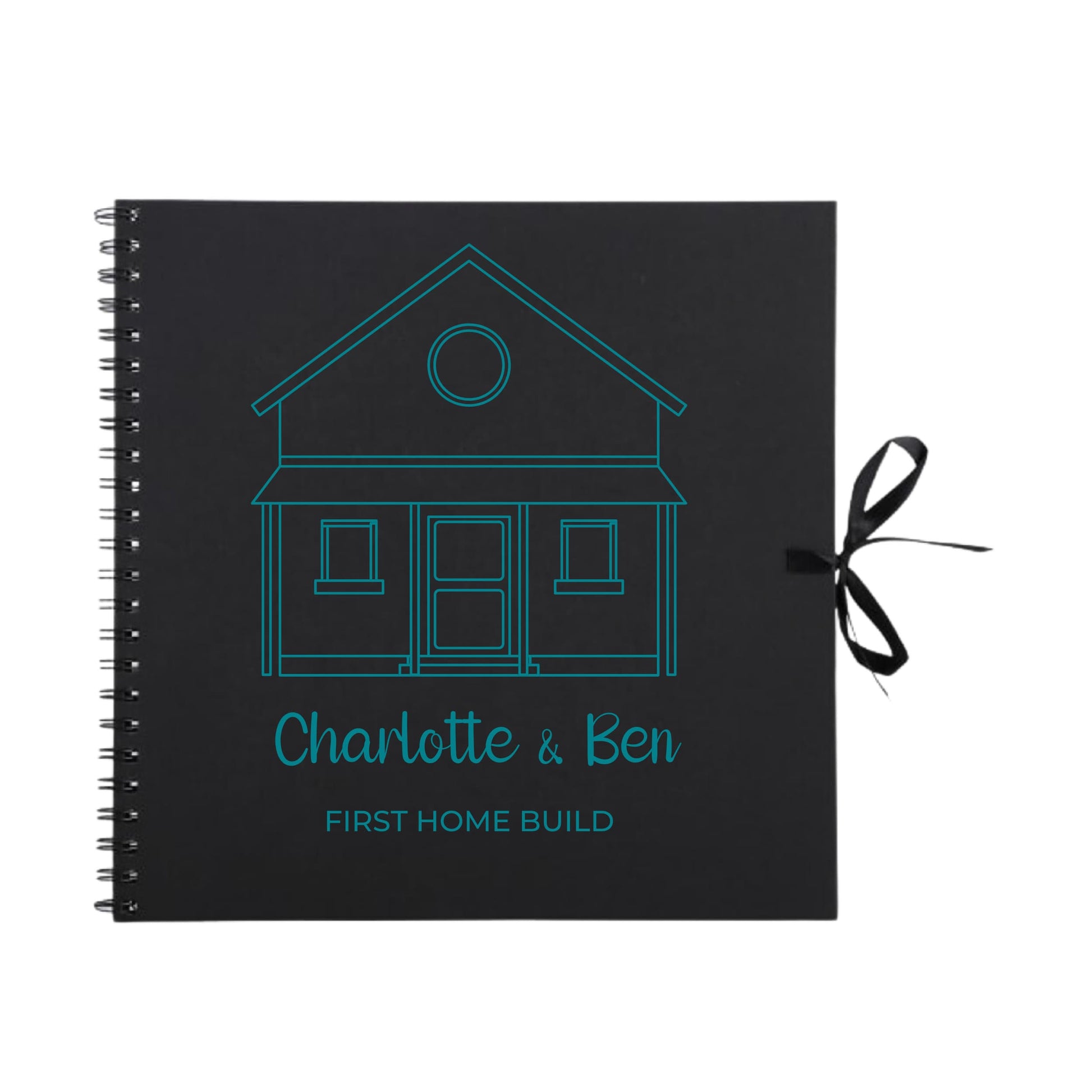 Personalised New Home Scrapbook | Custom House Renovation Journal | First Home Memory Keepsake Book | 30.5 x 30.5cm | 12 x 12 Inch