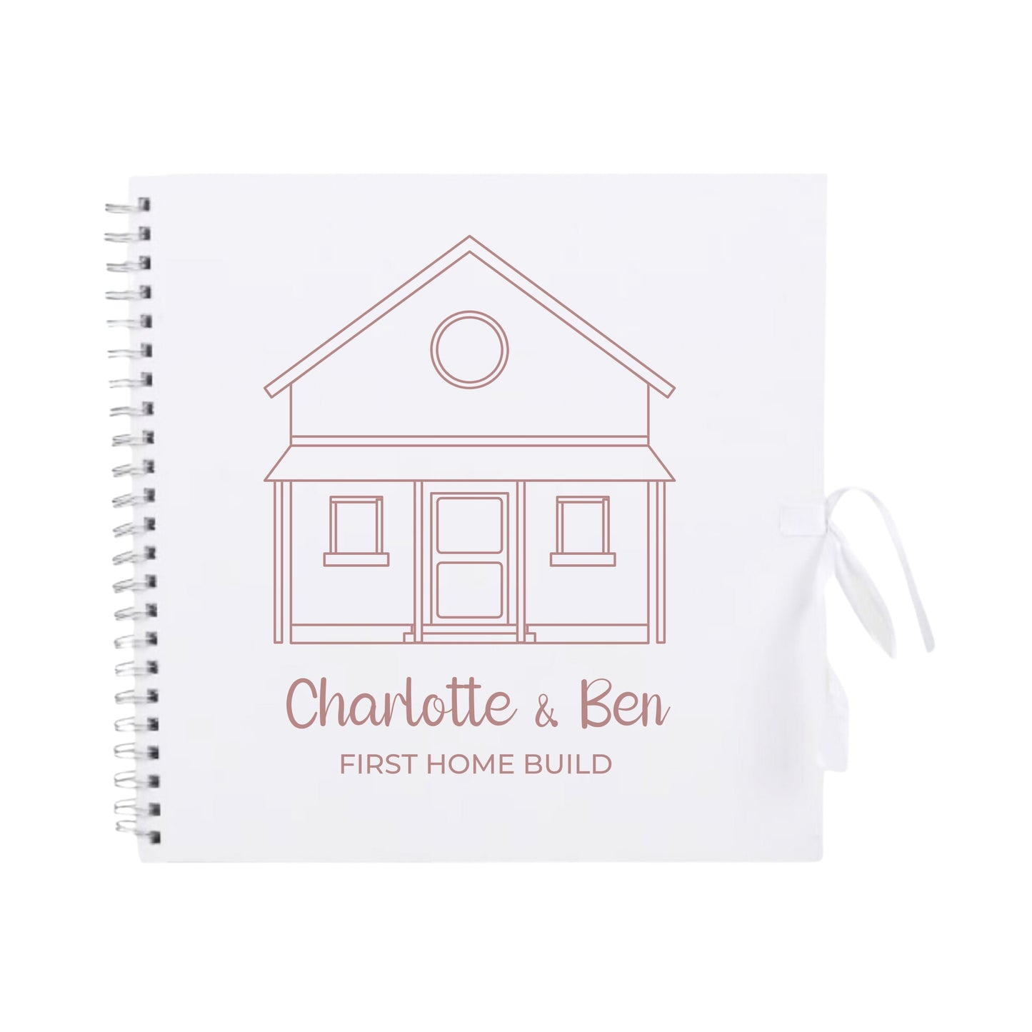 Personalised New Home Scrapbook | Custom House Renovation Journal | First Home Memory Keepsake Book | 30.5 x 30.5cm | 12 x 12 Inch