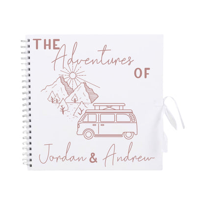 Personalised Travel Scrapbook | Custom Campervan Adventure Photo Album | Couples Memory Book Gift | 30.5 x 30.5cm | 12 x 12 Inch|