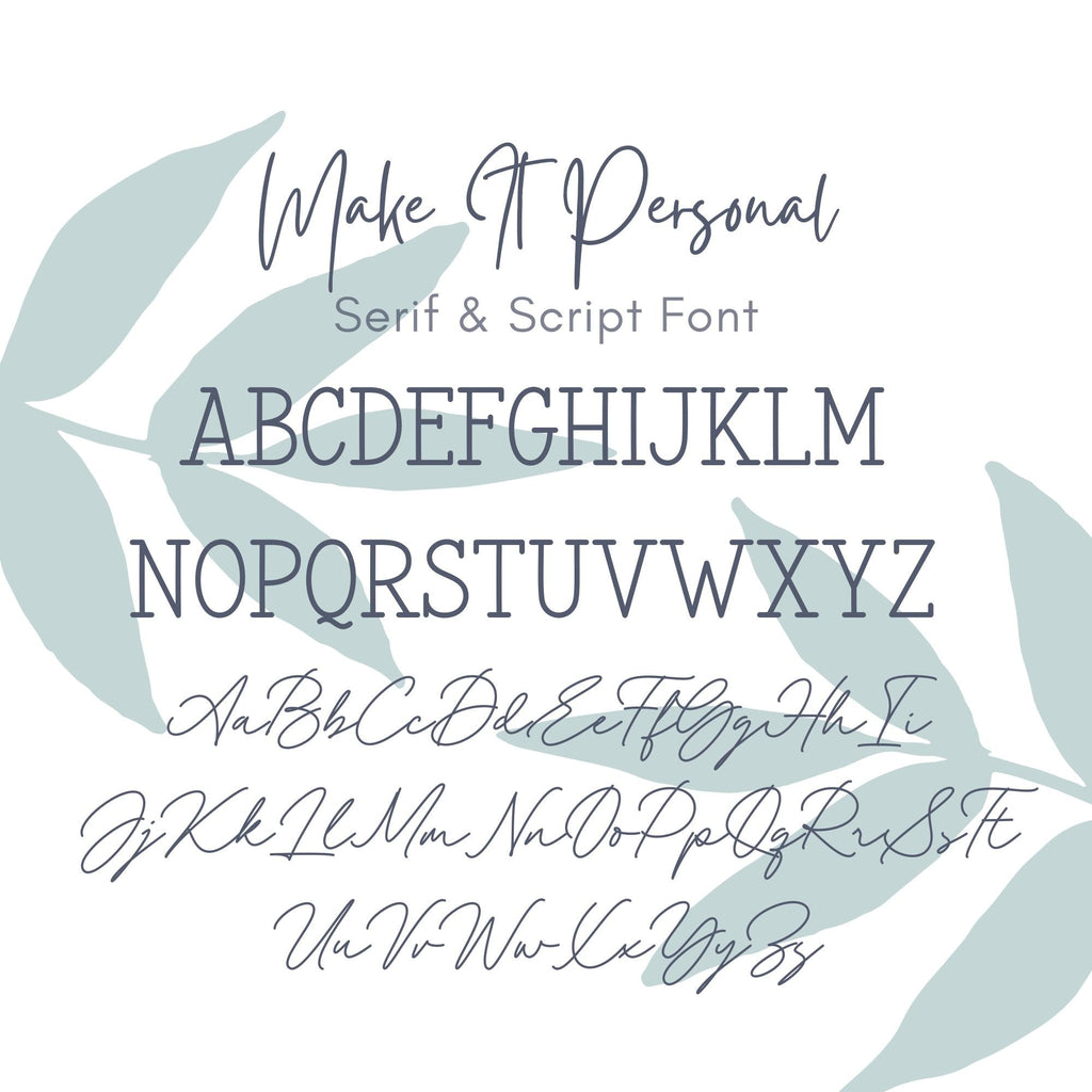 Font infographic